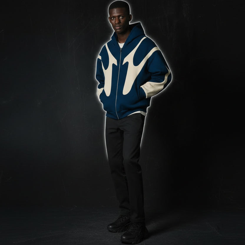 Hooded Zipper Sweater