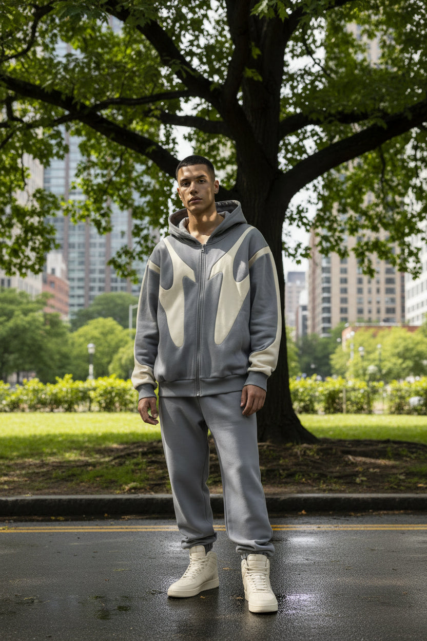 Hooded Zipper Sweater